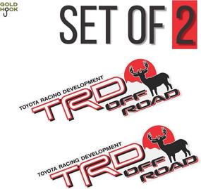 img 2 attached to Enhance Your Offroad Style with TRD Deer Stickers - Set of 2