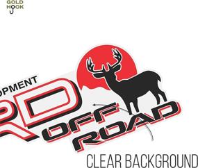 img 3 attached to Enhance Your Offroad Style with TRD Deer Stickers - Set of 2