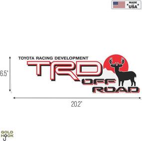 img 1 attached to Enhance Your Offroad Style with TRD Deer Stickers - Set of 2