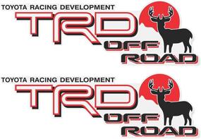 img 4 attached to Enhance Your Offroad Style with TRD Deer Stickers - Set of 2