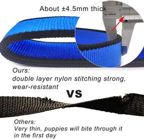 img 2 attached to Durably-Woven Mycicy Flat Dog Leash For Seamless Walking And Training Of Dogs Of All Sizes
