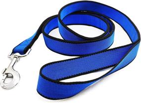 img 4 attached to Durably-Woven Mycicy Flat Dog Leash For Seamless Walking And Training Of Dogs Of All Sizes