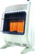 mr. heater 20,000 btu radiant natural gas vent-free heater - multi logo