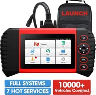launch crp touch pro elite: 2022 upgrade of crp 123x/crp129x, full system diagnostic scanner with 7 hot special services, oil sas ebp bms throttle reset dpf abs bleeding, free update логотип