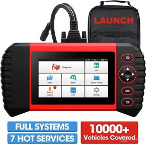 img 4 attached to LAUNCH CRP Touch Pro Elite: 2022 Upgrade of CRP 123X/CRP129X, Full System Diagnostic Scanner with 7 Hot Special Services, Oil SAS EBP BMS Throttle Reset DPF ABS Bleeding, Free Update
