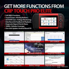 img 1 attached to LAUNCH CRP Touch Pro Elite: 2022 Upgrade of CRP 123X/CRP129X, Full System Diagnostic Scanner with 7 Hot Special Services, Oil SAS EBP BMS Throttle Reset DPF ABS Bleeding, Free Update