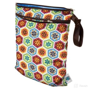 img 1 attached to 🌈 Organic Kaleidoscope Wet/Dry Bag by Planet Wise