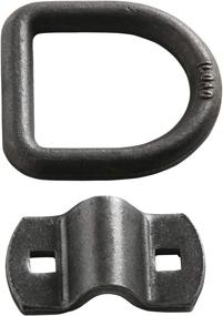 img 1 attached to 🔒 Heavy Duty DC Cargo Mall 1/2" D-Ring Bolting Tie-Down Anchors with Bolt-on Mounting Bracket Clips for Trucks and Flatbed Trailers