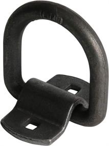 img 2 attached to 🔒 Heavy Duty DC Cargo Mall 1/2" D-Ring Bolting Tie-Down Anchors with Bolt-on Mounting Bracket Clips for Trucks and Flatbed Trailers