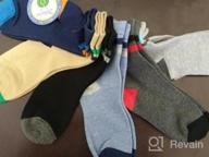 img 1 attached to Jefferies Socks Big Boys' Stripe Crew Socks 6 Pack, Multiple Sizes review by Brian Young