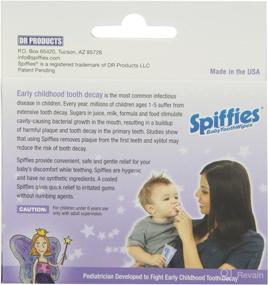 img 2 attached to 🍇 Spiffies Grape Flavored Toothwipes - Pack of 6, 20 Count