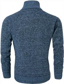 img 3 attached to Men'S Classic Soft Knitted Cardigan Sweaters: Shop Vcansion Now!