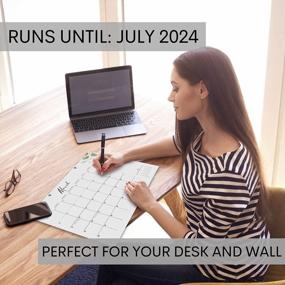 img 3 attached to 17"X11" Aesthetic 2023-2024 Modern Greenery Desk/Wall Calendar For Easy Organizing And Planning