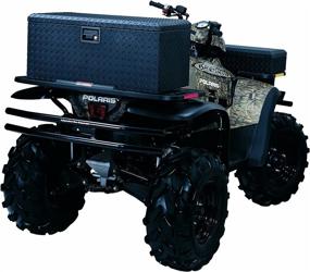 img 2 attached to 📦 Lund 288271 Challenger Series Brite: ATV Rear Storage Box in Sleek Black Design