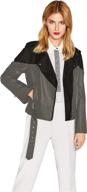 genuine leather lambskin smartuniversewear x large women's clothing - coats, jackets & vests logo