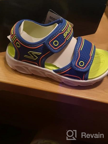 img 1 attached to Skechers Unisex-Child Hypno-Splash Sandals review by Mike Steeg