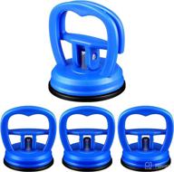 powerful tallew dent puller kit: 4 pcs suction cup remover for car dent repair, glass tiles, mirrors & more (blue) логотип