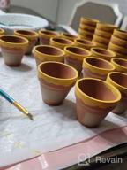 картинка 1 прикреплена к отзыву 48 Pcs 2In Tiny Terracotta Pots W/ Drainage Holes - Perfect For Succulents, Crafts & Wedding Favors! от Bruno Gilbert