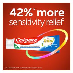 img 3 attached to Colgate Total Whitening Toothpaste - 🦷 Advanced Oral Care for Teeth Whitening, 1 Ounce