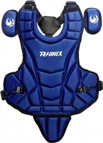 img 3 attached to Youth Baseball Gear - PHINIX Catcher Chest Protector And Leg Guards For Ages 9-12