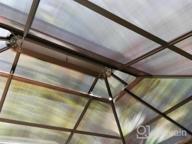 img 1 attached to 🏡 YOLENY 12'x12' Hardtop Gazebo with Polycarbonate Roof, Aluminum Frame and Curtains - Ideal Sunshade for Garden, Patio, Lawns review by Michael Mayes