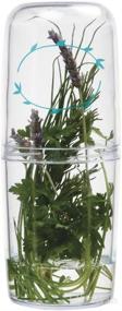 img 2 attached to 🌿 Norpro Fresh Herb Keeper: Keep Your Basil, Cilantro, and More Fresh in Your Refrigerator with this 9"x 3.75" Container