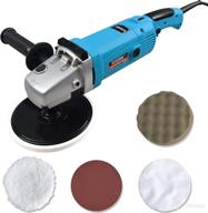 wild edge 7 inch car polisher: advanced 11 amp corded polisher kit with 6 variable speed levels логотип