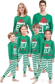 img 4 attached to Matching Pajamas Christmas Sleepwear Clothes Apparel & Accessories Baby Boys -- Clothing