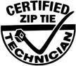 set certified technician sticker graphic logo