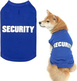 img 4 attached to BINGPET Security T Shirts Costumes Clothing Dogs