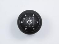 black 6-speed pattern cravenspeed shift knob for mazda nd mx-5 miata 2016-2021 logo