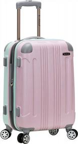 img 4 attached to Rockland London Hardside Spinner Wheel Luggage, Mint, Carry-On 20-Inch