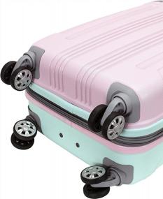 img 1 attached to Rockland London Hardside Spinner Wheel Luggage, Mint, Carry-On 20-Inch