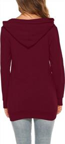 img 2 attached to Stay Cozy And Stylish With VILOVE Women'S Hoodie Sweatshirts – Perfect For Casual Wear!