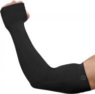 uv sun protection arm sleeves for men and women by shinymod - compression warmers to cover and shield skin logo