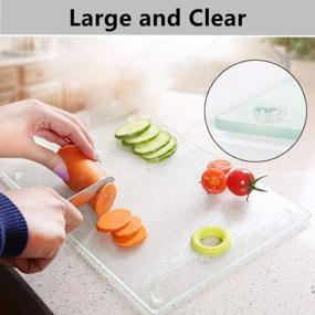 img 1 attached to 9PCS 31.2Mm Clear Rubber Glass Bumpers Pads For Cutting Board Top Protection