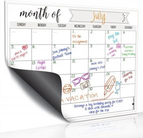 img 3 attached to Stay Organized With PlanOvation'S Magnetic Dry Erase Refrigerator Calendar – Monthly Planner Whiteboard