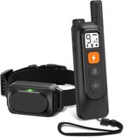 🐶 rechargeable dog training collar with remote - lqcoufoz shock collar for large, medium, and small dogs - 3 training modes, beep, vibration, shock - 1000ft remote range - ipx7 waterproof logo