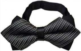 img 1 attached to Secdtie Men'S Pre-Tie Double Layer Bow Tie For Wedding & Party Tuxedo Neckwear
