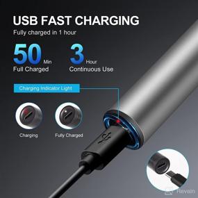 img 1 attached to LYASIL Electric Screwdriver Set: 30 In 1 Mini Tool Kit, 🔧 USB Rechargeable with LED Light - Perfect Gifts for Men, Repair iPhone/PC/Toys
