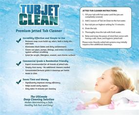 img 1 attached to 🛁 Premium Concentrated Jetted Tub Cleaner - Self Cleaning Formula for Hot Tubs, Whirlpools, Spas, Jacuzzis - Easy & Safe Cleaning - 8 Cleanings per Bottle