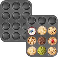 12 cup non stick cupcake bakeware standard logo