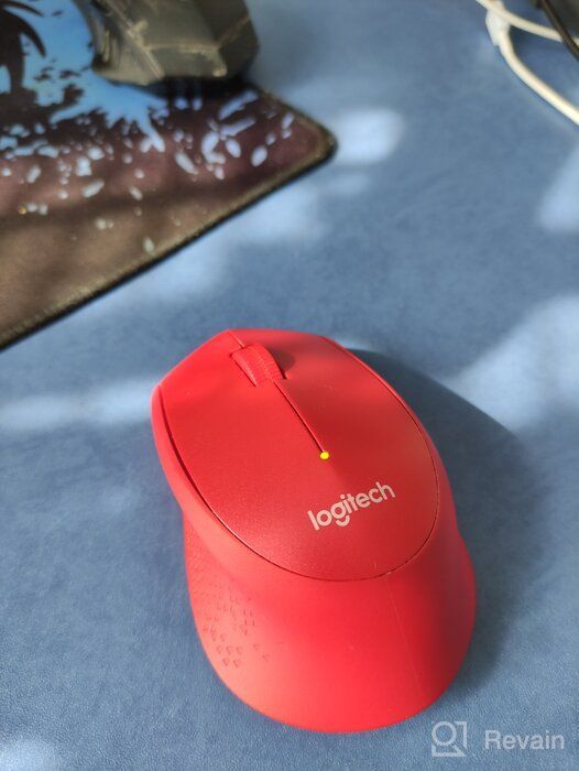 img 1 attached to 🖱️ Logitech M330 Silent Plus Wireless Mouse - Black | USB Nano Receiver | 1000 DPI Optical Tracking | 3 Buttons | 24-Month Battery Life | Compatible with PC/Mac/Laptop/Chromebook | 2.4 GHz review by Devaraja D U Devu ᠌