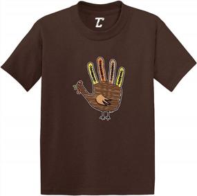 img 2 attached to 🦃 Thanksgiving Hand Turkey Drawing - Infant/Toddler Cotton Jersey T-Shirt for Better SEO