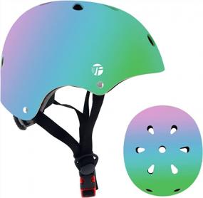 img 3 attached to JeeFree Gradient Adjustable Helmet: CPSC Certified Safety For Toddlers & Youth For Multi-Sport Activities