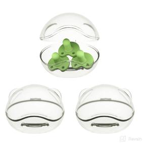 img 4 attached to 🍼 LANEYLI Pacifier Case - Securely Store and Carry 3 Pacifiers with this Clear Holder Case