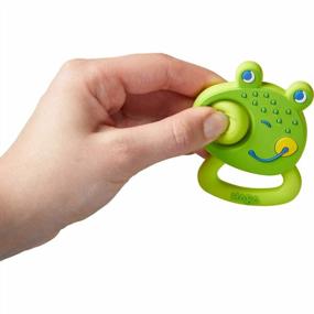 img 2 attached to HABA Popping Frog Fidget & Teething Toy - Silicone Baby Sensory Play!