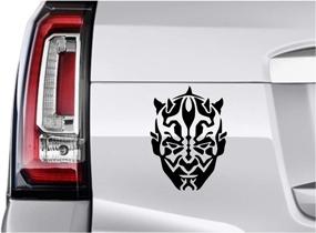 img 2 attached to UR Impressions MBlk Darth Maul Decal: Stylish Vinyl Sticker for Cars, Trucks, Vans, Walls, and Windows