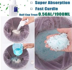 img 2 attached to 🚽 LaSyL Super Absorbent Powder: Rapid Urine Solidification & Odor Eliminator - Ideal for Portable Toilets, Campsites, Pet Potty - 2LB