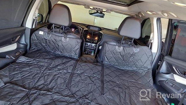 img 1 attached to Extra Large SUV Cargo Liner With 60/40 Split And Armrest Pass-Through Compatibility - Black, Made In USA By 4Knines review by David Elam